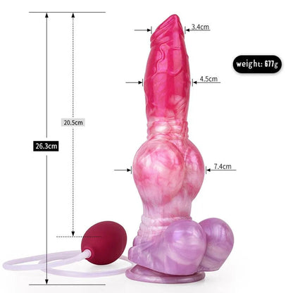 10 Inches Ejaculating Dog Dildo for Sale