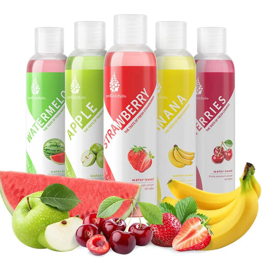 200ml Fruit Flavors Water Based Lubricant