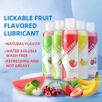 200ml Fruit Flavors Water Based Lubricant