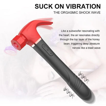 4-In-1 Thrusting Hammer Vibrator Toy for Women