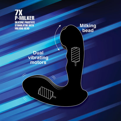 Alpha Pro P-MILKER Silicone Prostate Stimulator with Milking Bead