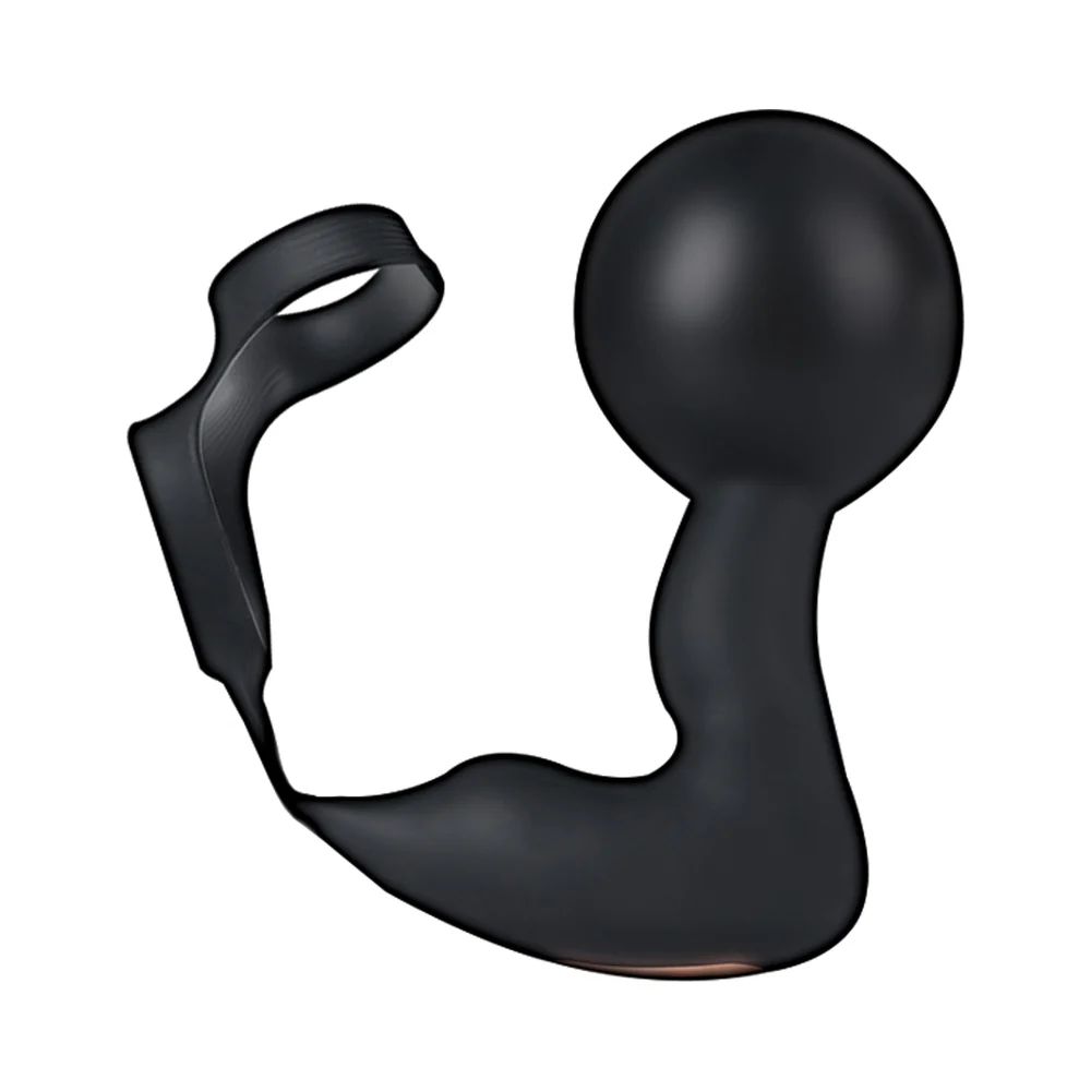 Atomic Inflatable & Vibrating P-Spot  Plug