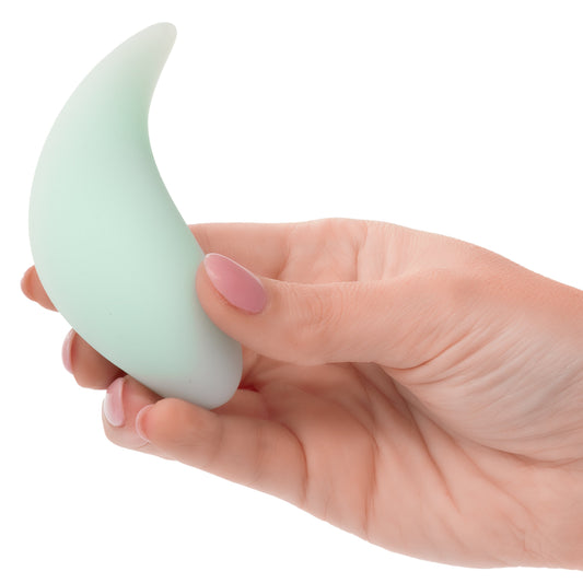 Bali Ultra Soft First Time Body Hugging Silicone Palm Vibrator - Mint Green