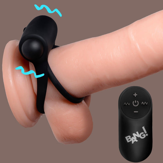 Bang! Cock Ring with Vibrating Bullet and Remote Control