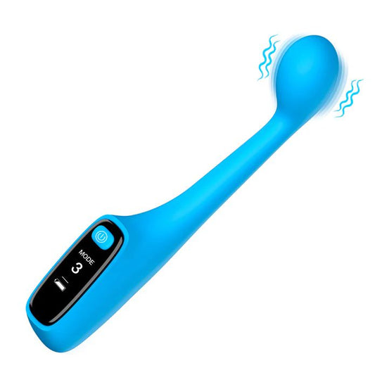 Bang! First Time G-Spot Vibrator with Digital Display - Blue