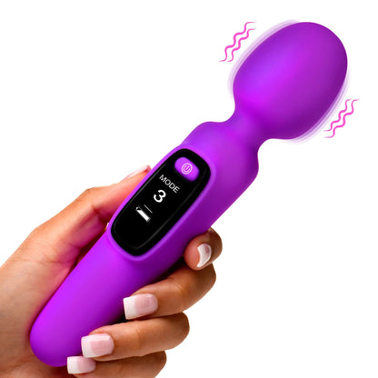 Bang! First Time Wand Vibrator with Digital Display - Purple