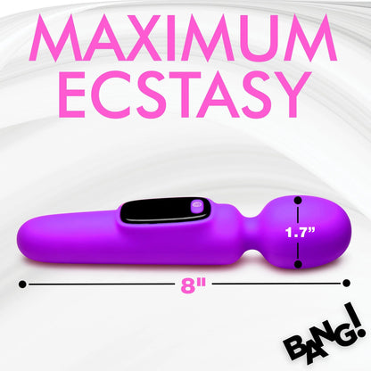 Bang! First Time Wand Vibrator with Digital Display - Purple