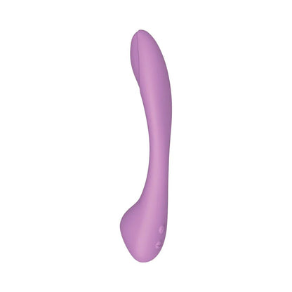 Blaze Air Pulsation and G-Spot Bendable Double Ended Vibrator - Purple