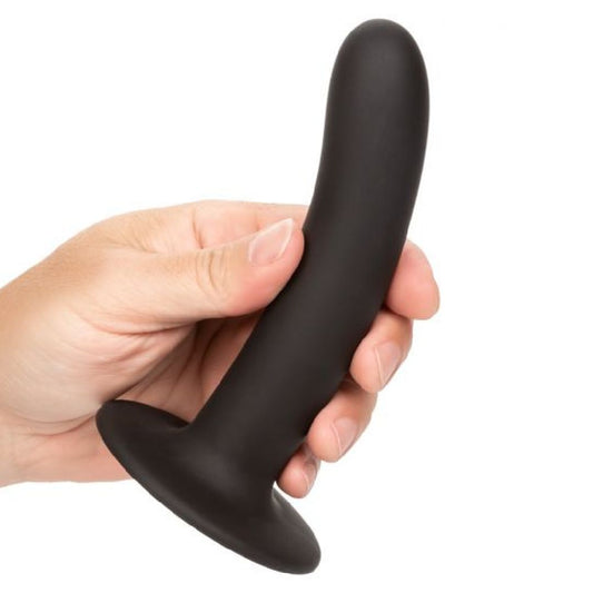 Boundless 6 Inch Smooth Black Silicone Dildo