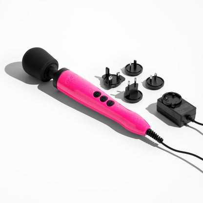 Doxy Die Cast Extra Powerful Wand Vibrator - Hot Pink