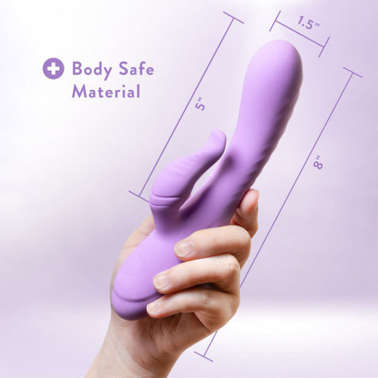 Evelyn Beginner G-Spot Rabbit Vibrator - Purple