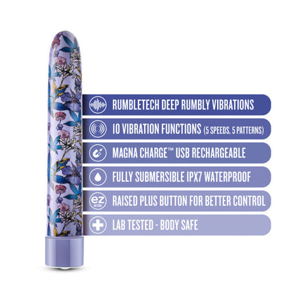 Floradelic Powerful Extra Long Rechargeable Vibrator