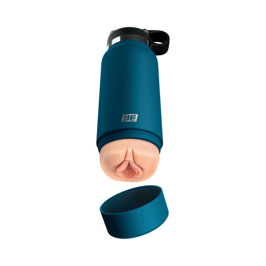 Fuck Flask Private Pleaser Pussy Stroker Disguised as a Water Bottle - Vanilla