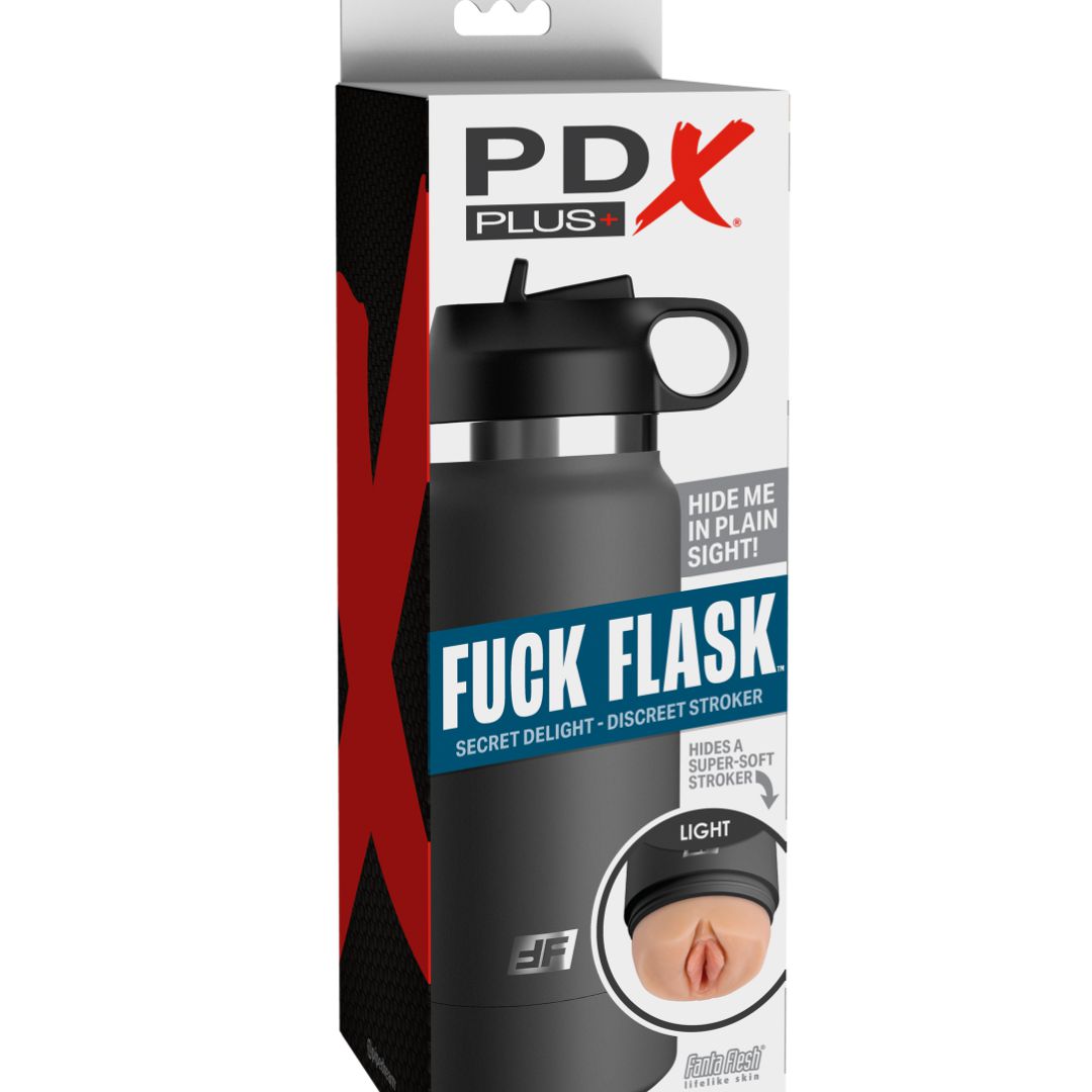 Fuck Flask Pussy Stroker Disguised as a Water Bottle - Vanilla