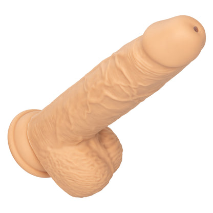 Fuck Stick Squirting Vibrating Silicone Suction Cup Dildo - Vanilla