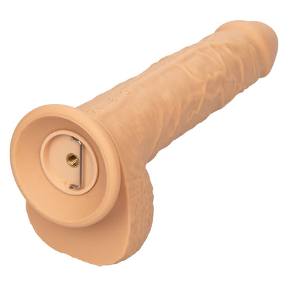 Fuck Stick Squirting Vibrating Silicone Suction Cup Dildo - Vanilla