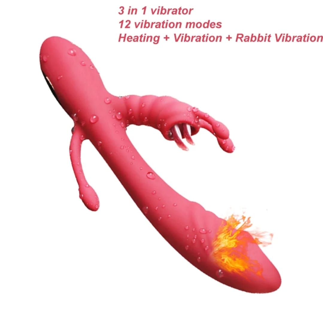 Vibrador 12 modos calentador