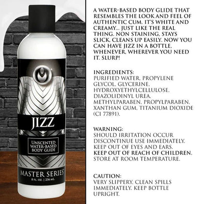 Jizz Ultra Realistic Unscented Cum Lube 8.5oz