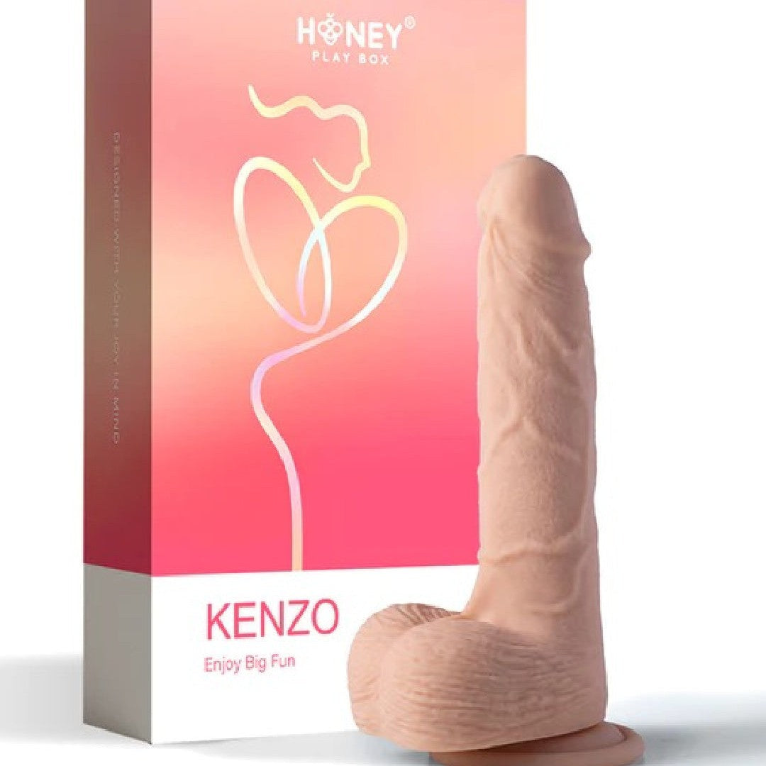 Kenzo Thrusting Large 9.5" Realistic App Controlled Dildo