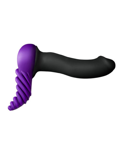 Luvgrind Soft Silicone Stroker, Grinder and Dildo Base - Purple