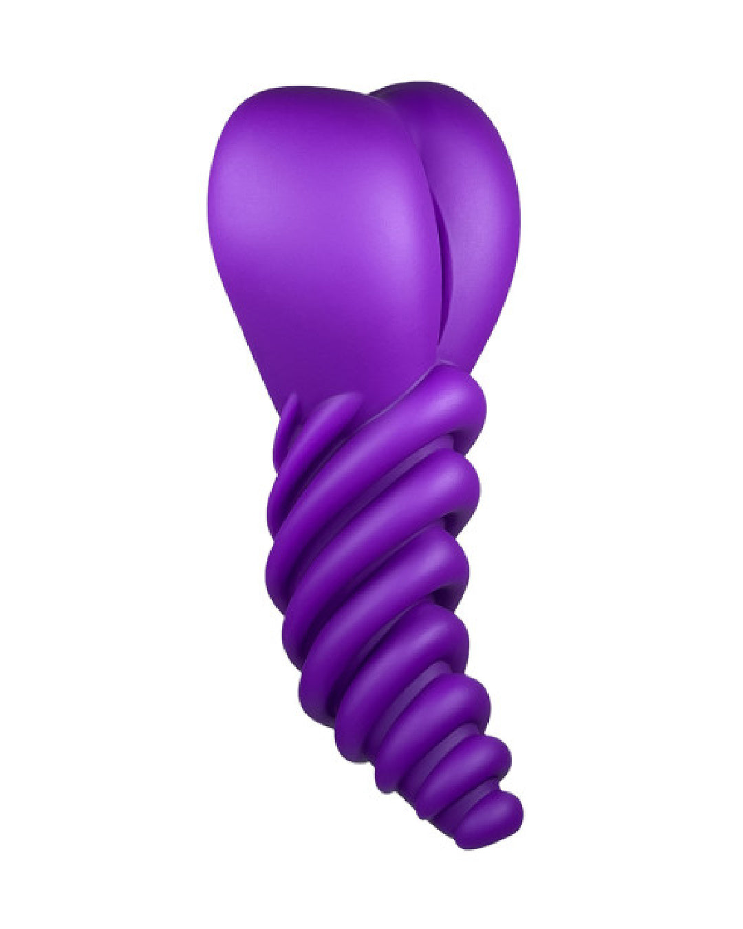 Luvgrind Soft Silicone Stroker, Grinder and Dildo Base - Purple