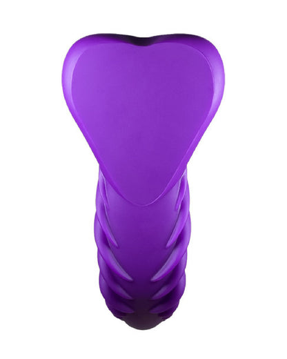 Luvgrind Soft Silicone Stroker, Grinder and Dildo Base - Purple