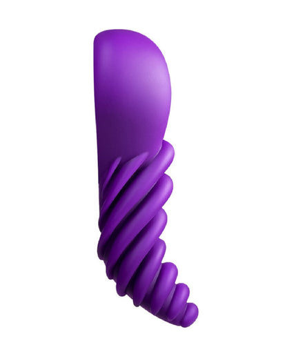 Luvgrind Soft Silicone Stroker, Grinder and Dildo Base - Purple