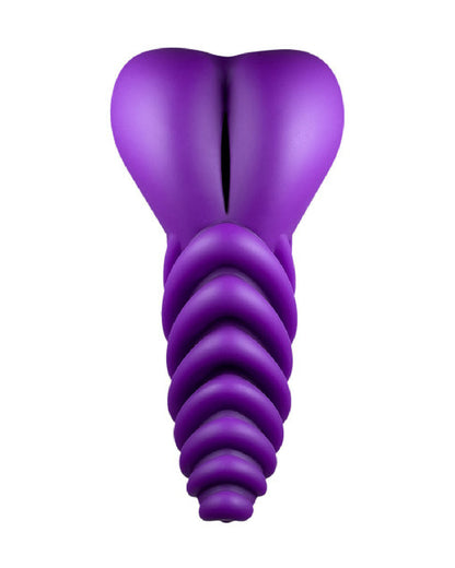 Luvgrind Soft Silicone Stroker, Grinder and Dildo Base - Purple