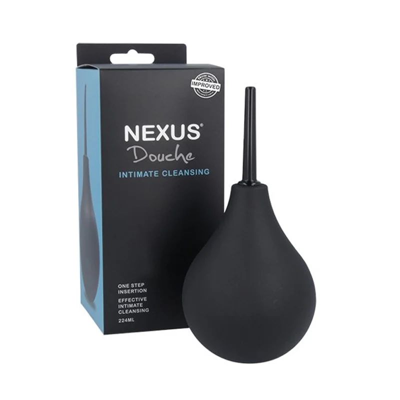 Nexus Non Return Valve Anal Douche - Black