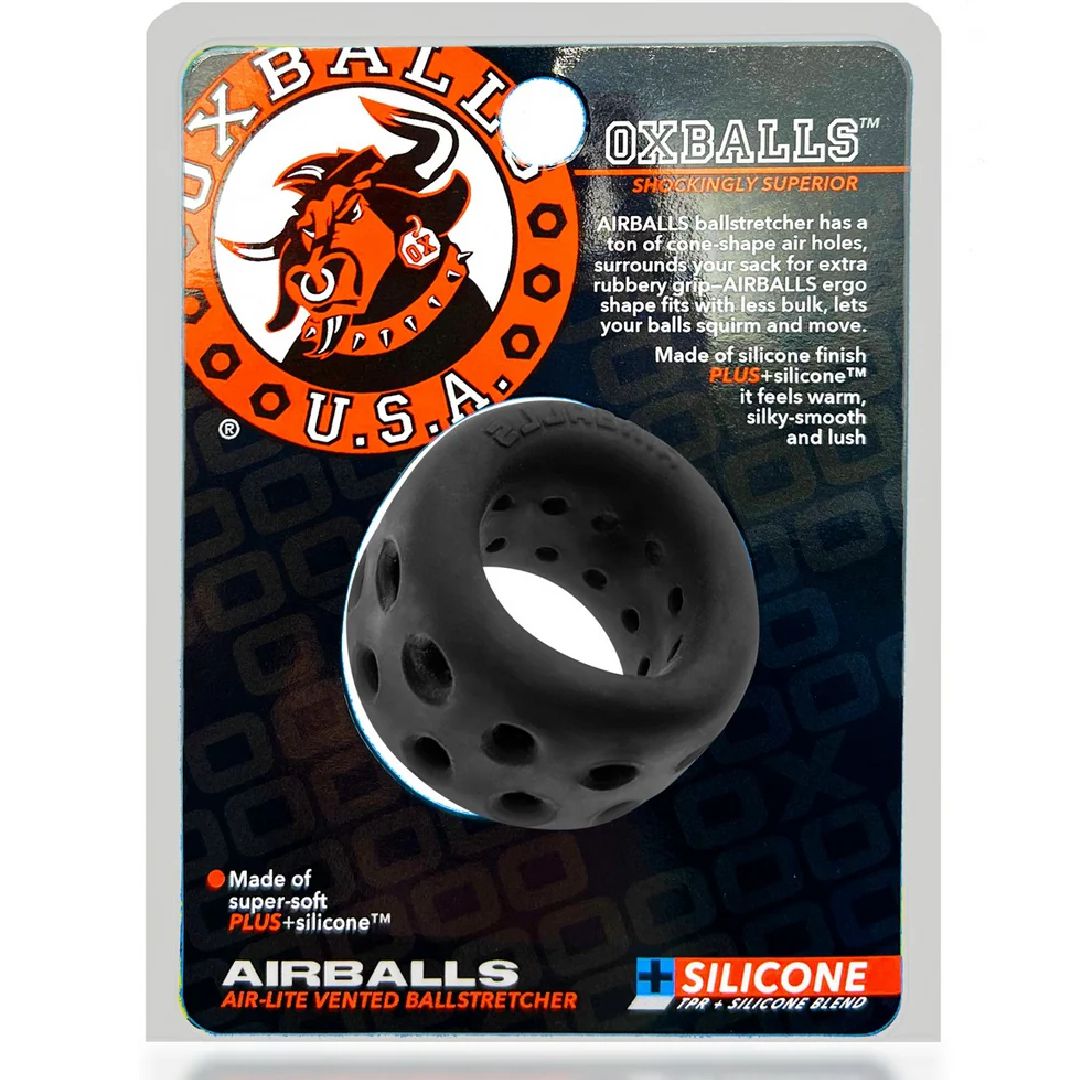 Oxballs Air Lite Ventilated Ball Stretcher - Black Ice