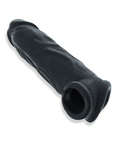 Oxballs Dicker 7.5 Inch Cock Sheath - Black Ice