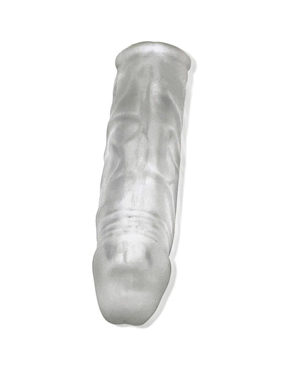 Oxballs Dicker 7.5 Inch Cock Sheath - Clear Ice