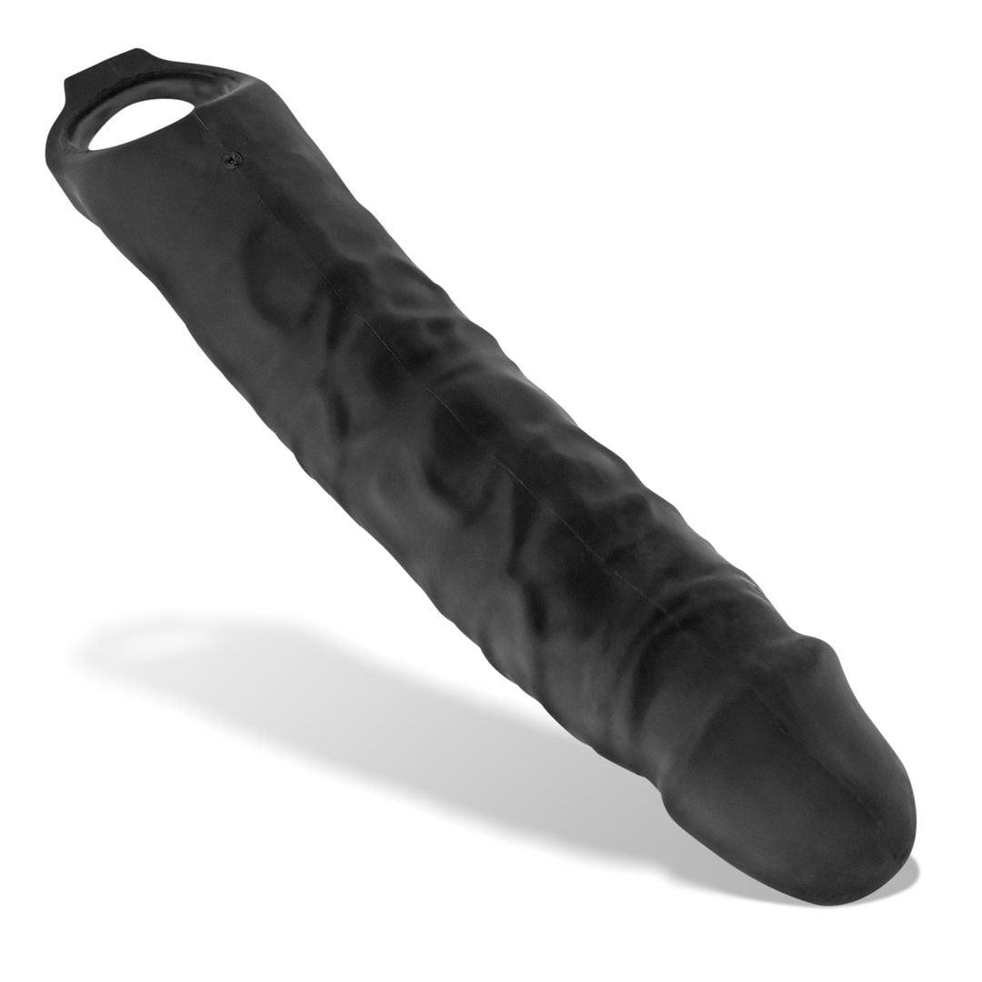 Oxballs Snake Extra Long 11 Inch Cock Sheath with Ball Strap - Black