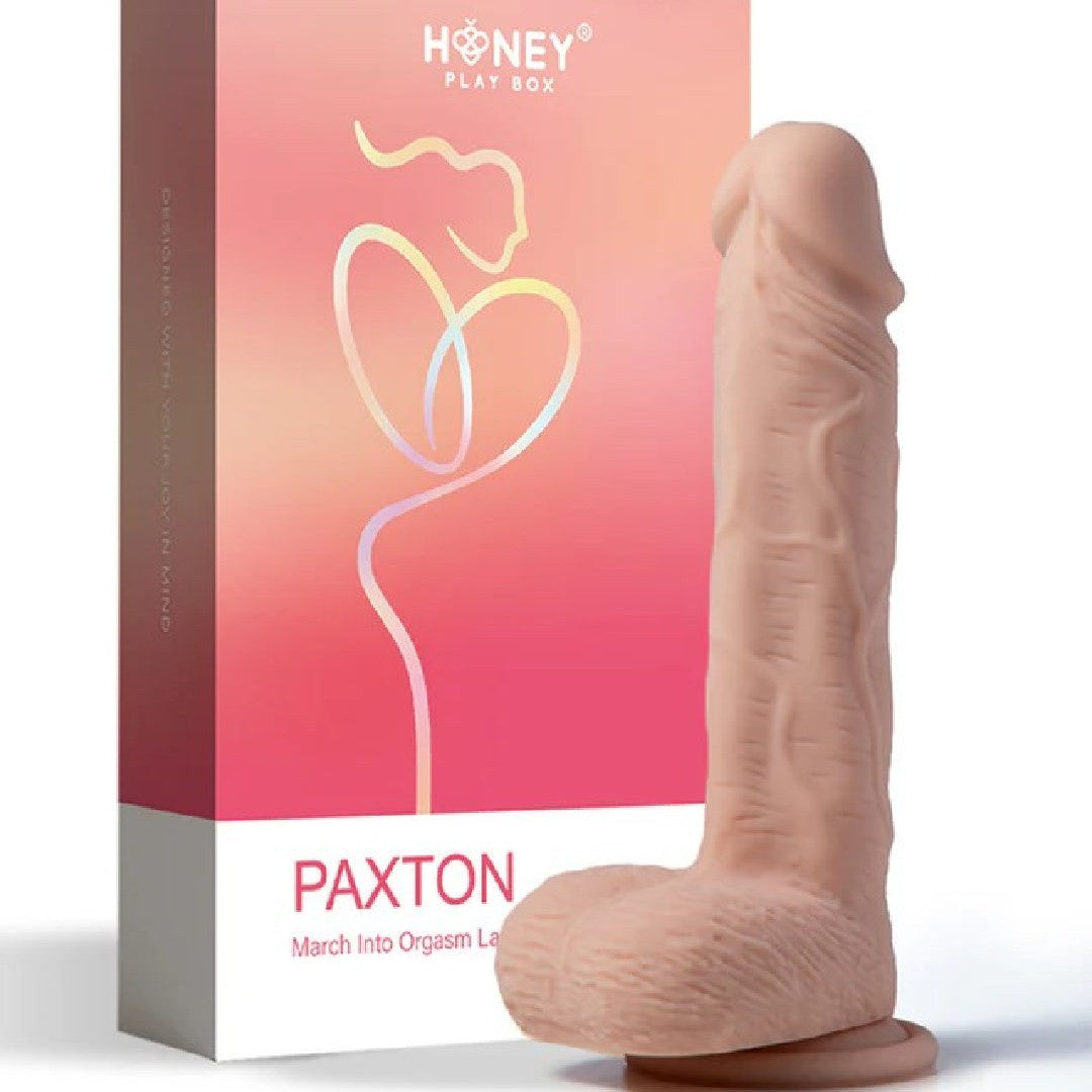 Paxton Powerful Vibrating Rotating 8.5" Realistic App Controlled Dildo