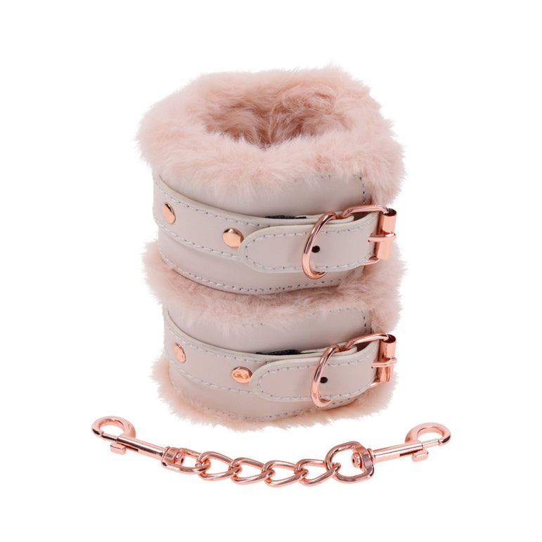 Peaches 'n Cream Fur Handcuffs