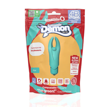 Screamin' Demon 4B Rumbly Bullet Vibrator - Mint Green