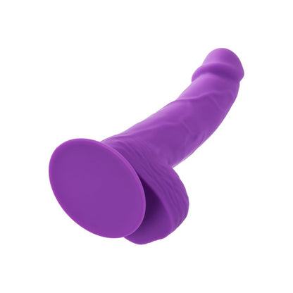 Silicone Stud 8 Inch Suction Cup Dildo -  Purple