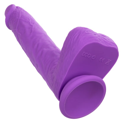 Silicone Stud Gyrating & Thrusting 9.5 Inch Purple Dildo