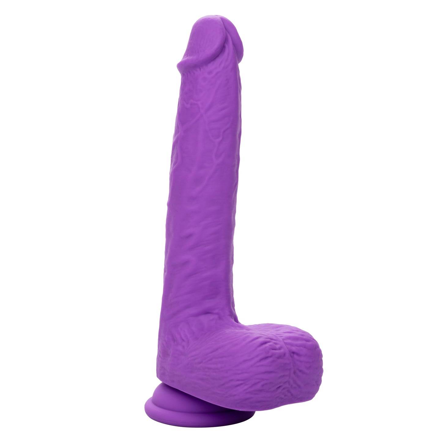 Silicone Stud Gyrating & Thrusting 9.5 Inch Purple Dildo