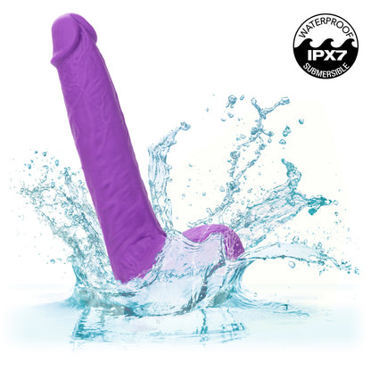 Silicone Stud Gyrating & Thrusting 9.5 Inch Purple Dildo