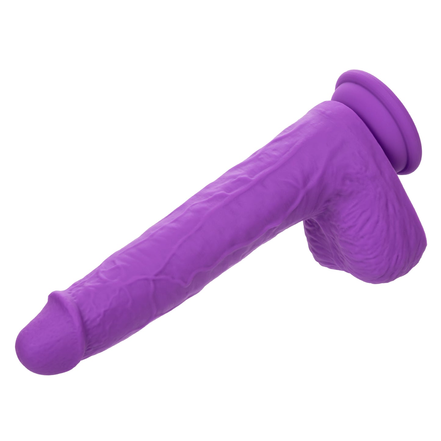 Silicone Stud Gyrating & Thrusting 9.5 Inch Purple Dildo