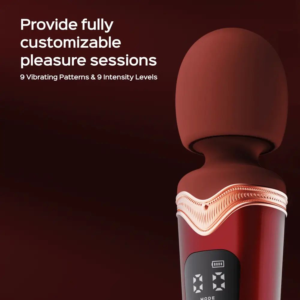 Stormi Powerful Heating Wand Vibrator with Charging Case