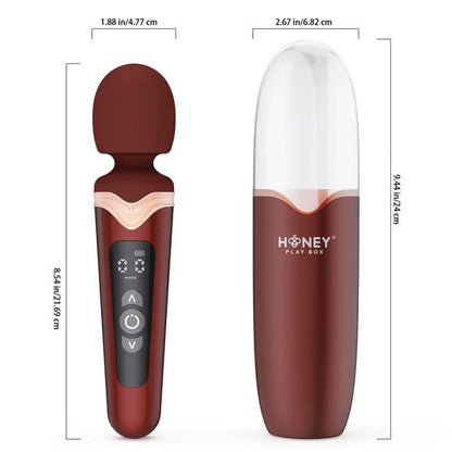 Stormi Powerful Heating Wand Vibrator with Charging Case