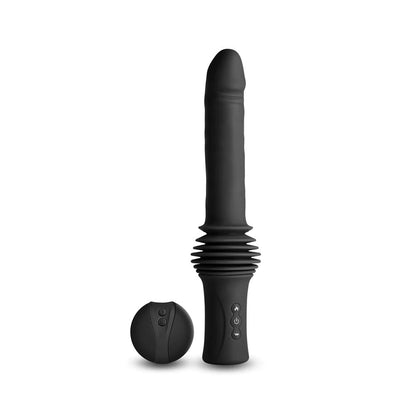 Super Stroker Thrusting Heating Remote Control Dildo with Mount