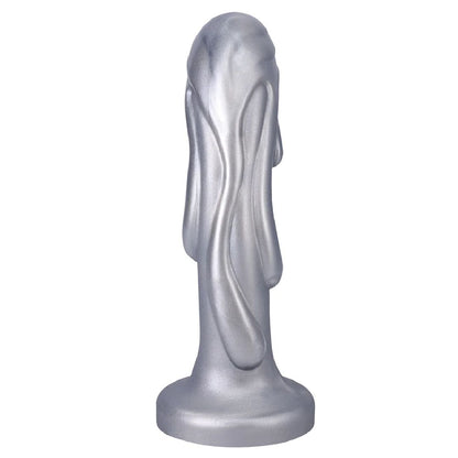 Tantus Magma 7" Silicone Fantasy Dildo - Silver