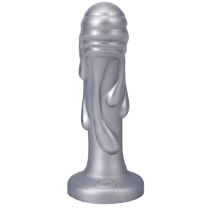 Tantus Magma 7" Silicone Fantasy Dildo - Silver