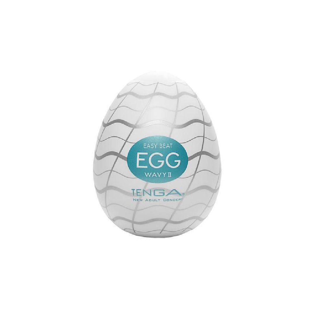 Tenga Egg Disposable Penis Masturbator - Wavy 2