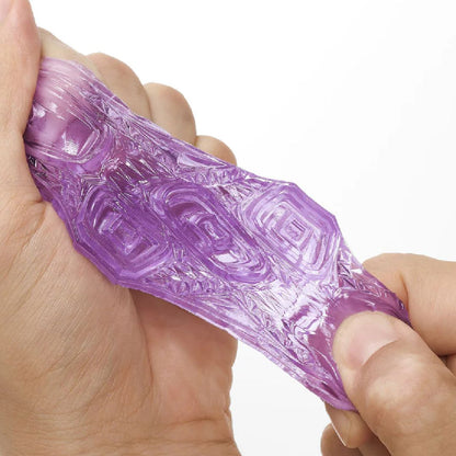 Tenga Uni Amethyst Textured Finger Sleeve for Stroking and Clit Massage