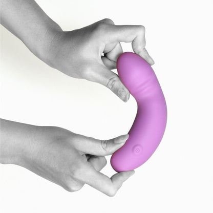 The Glee Spot Ultra Soft First Time Flexible Silicone Vibrator - Purple