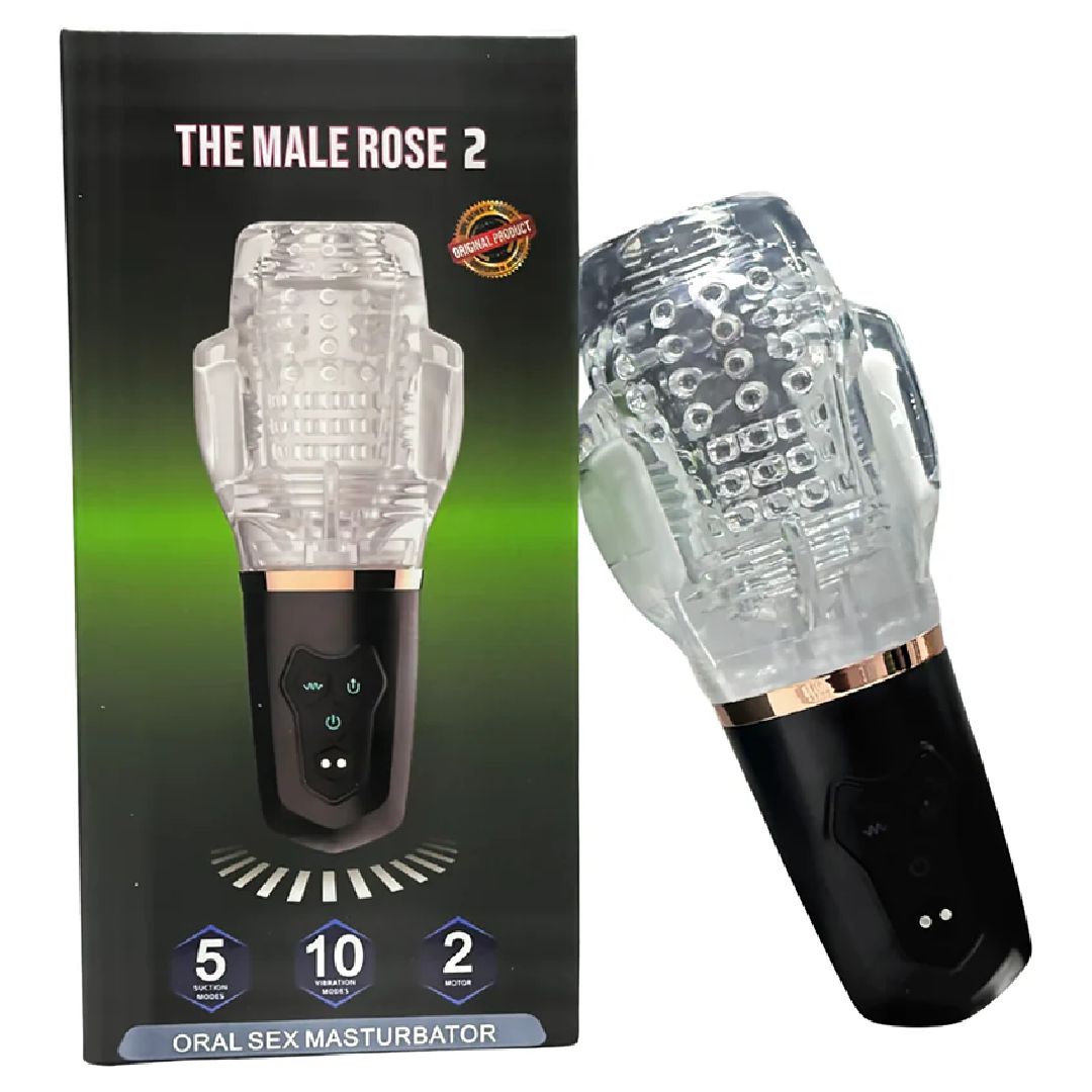 The Male Rose 2 Powerful  Sucking & Vibrating Masturbator